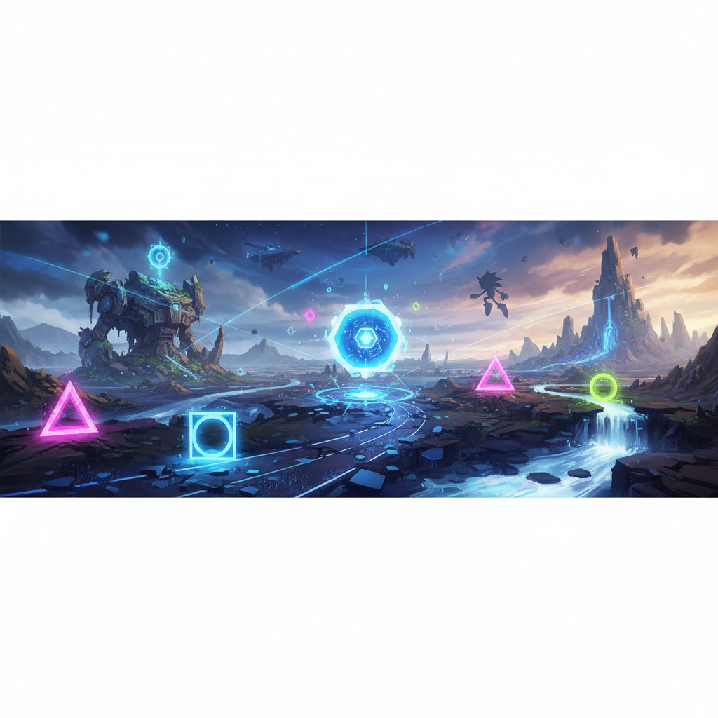 Sonic Frontiers All Cyber Space Portal Locations Guide — illustration