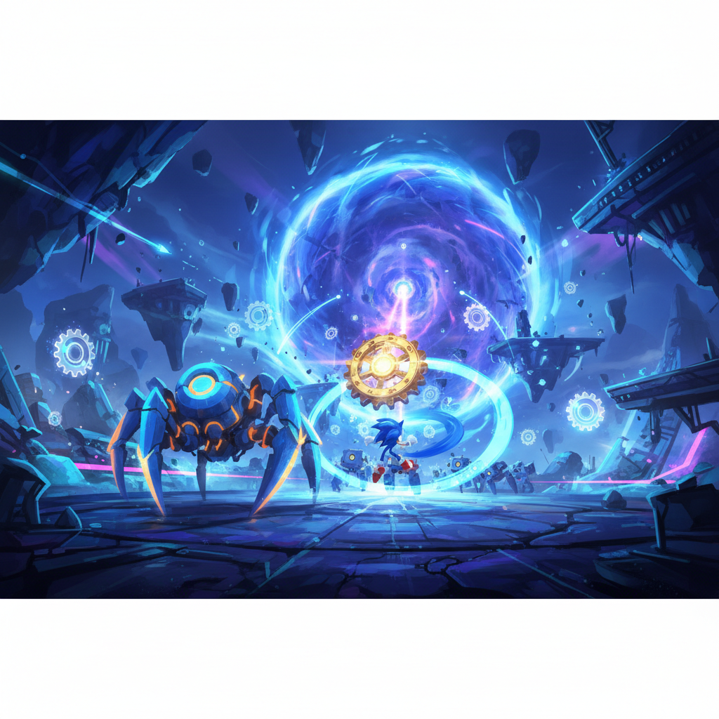 Sonic Frontiers: Best Way to Farm Portal Gears — illustration