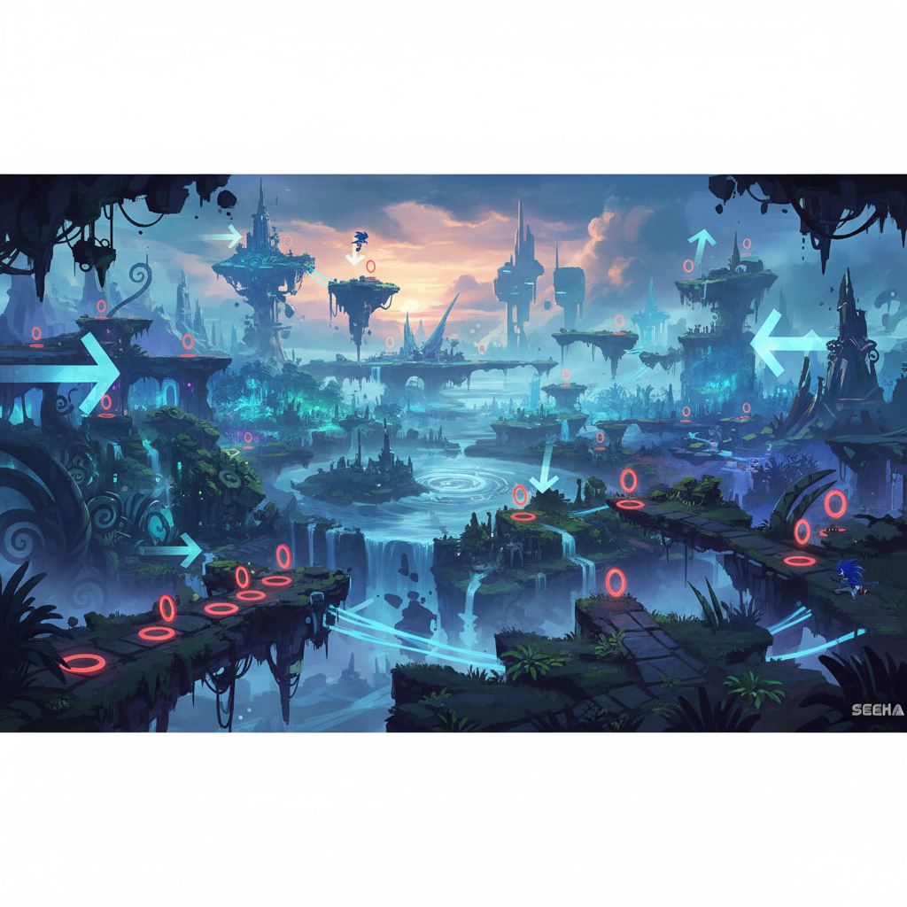 How to Get All Red Rings in Kronos Island — illustration