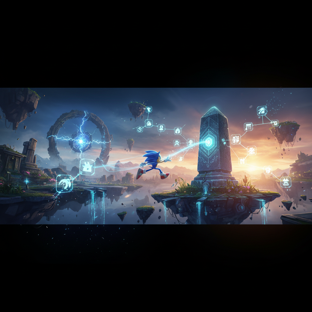 Sonic Frontiers: How to Unlock New Moves and Skills — illustration