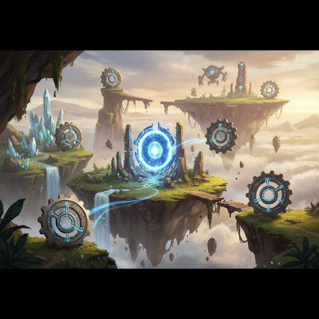 Where to Find All Portal Gears on Kronos Island in Sonic Frontiers — illustration