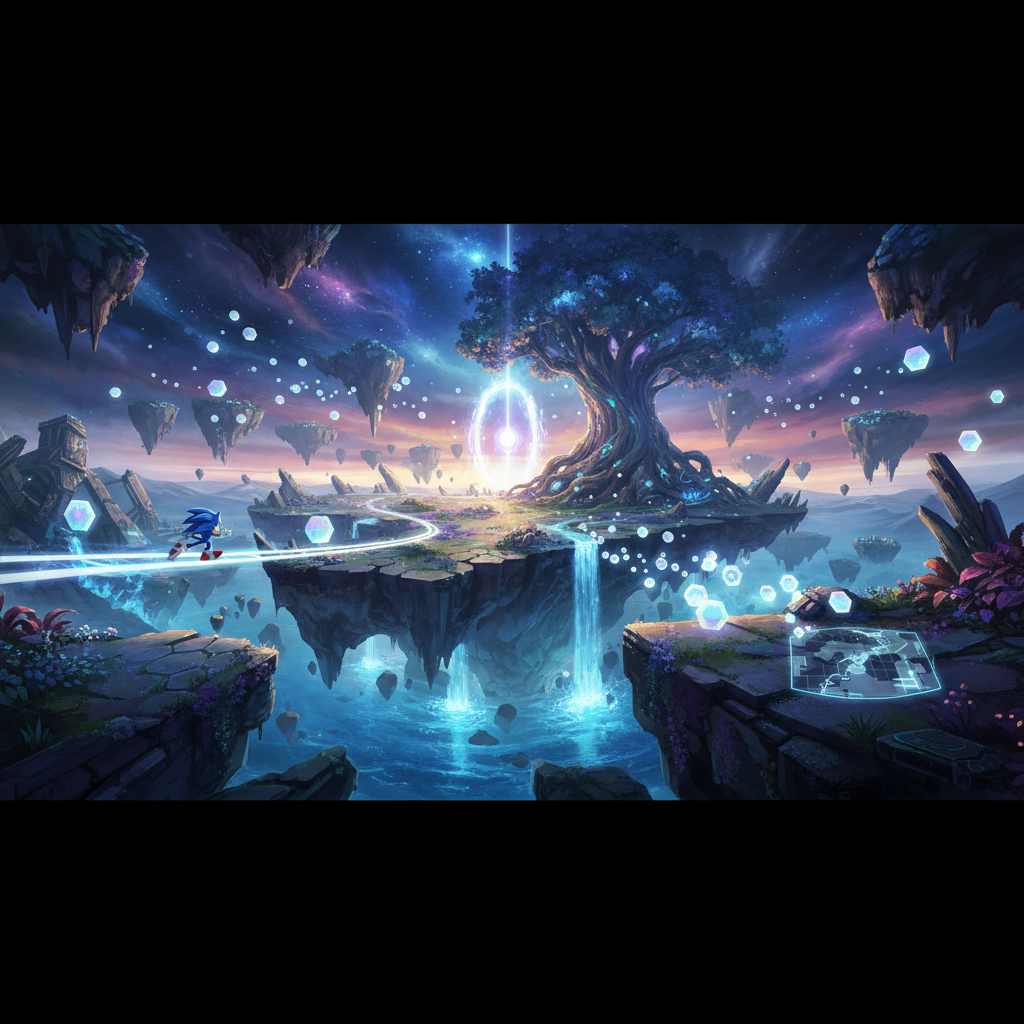Where to Find All Starfall Island Memory Tokens in Sonic Frontiers — illustration